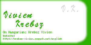 vivien krebsz business card